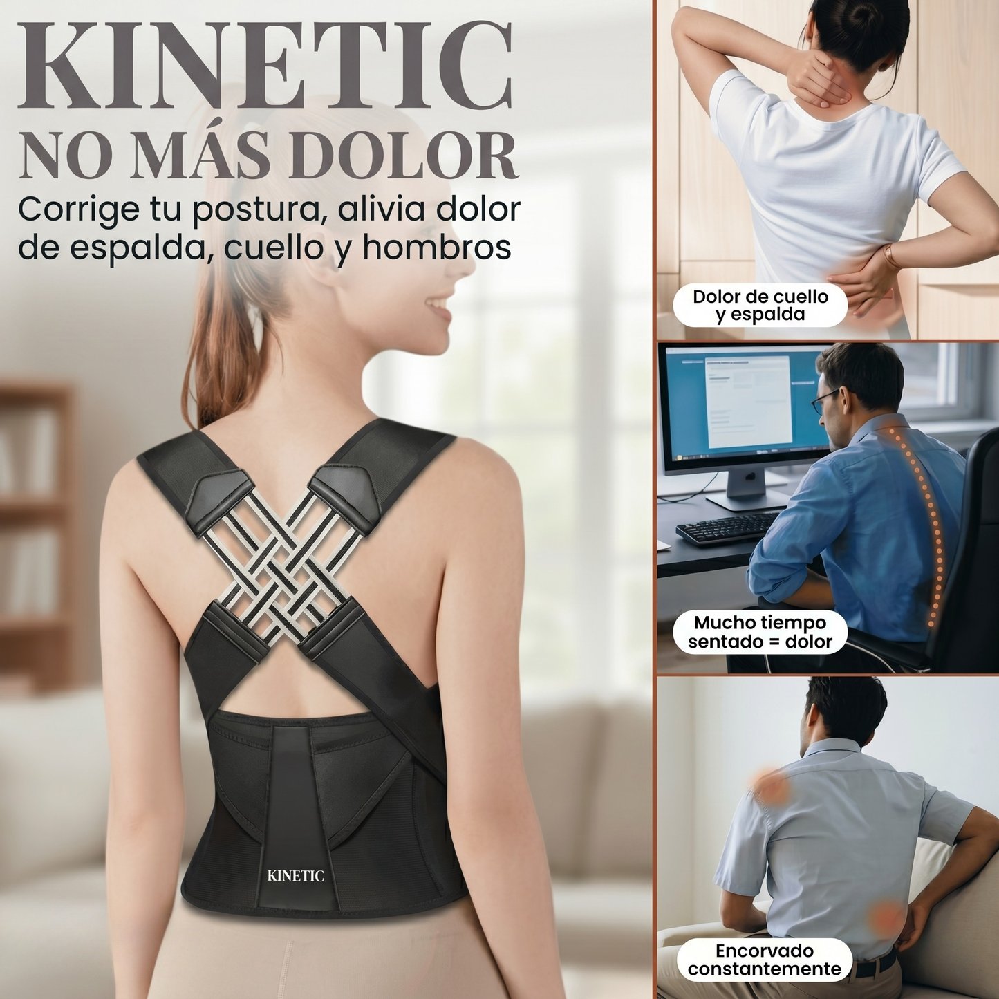 Corrector de postura Kinetic™