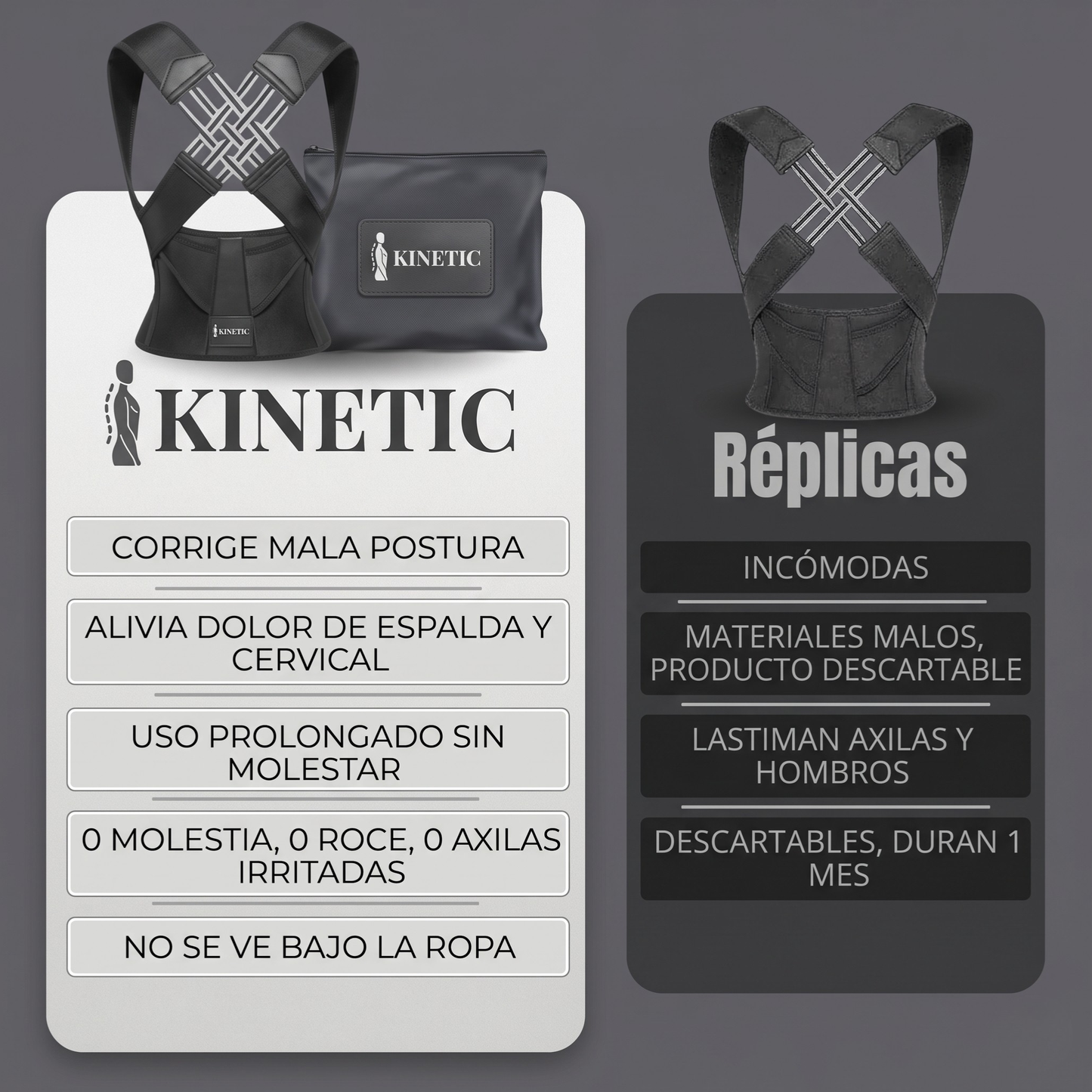 Corrector de postura Kinetic™