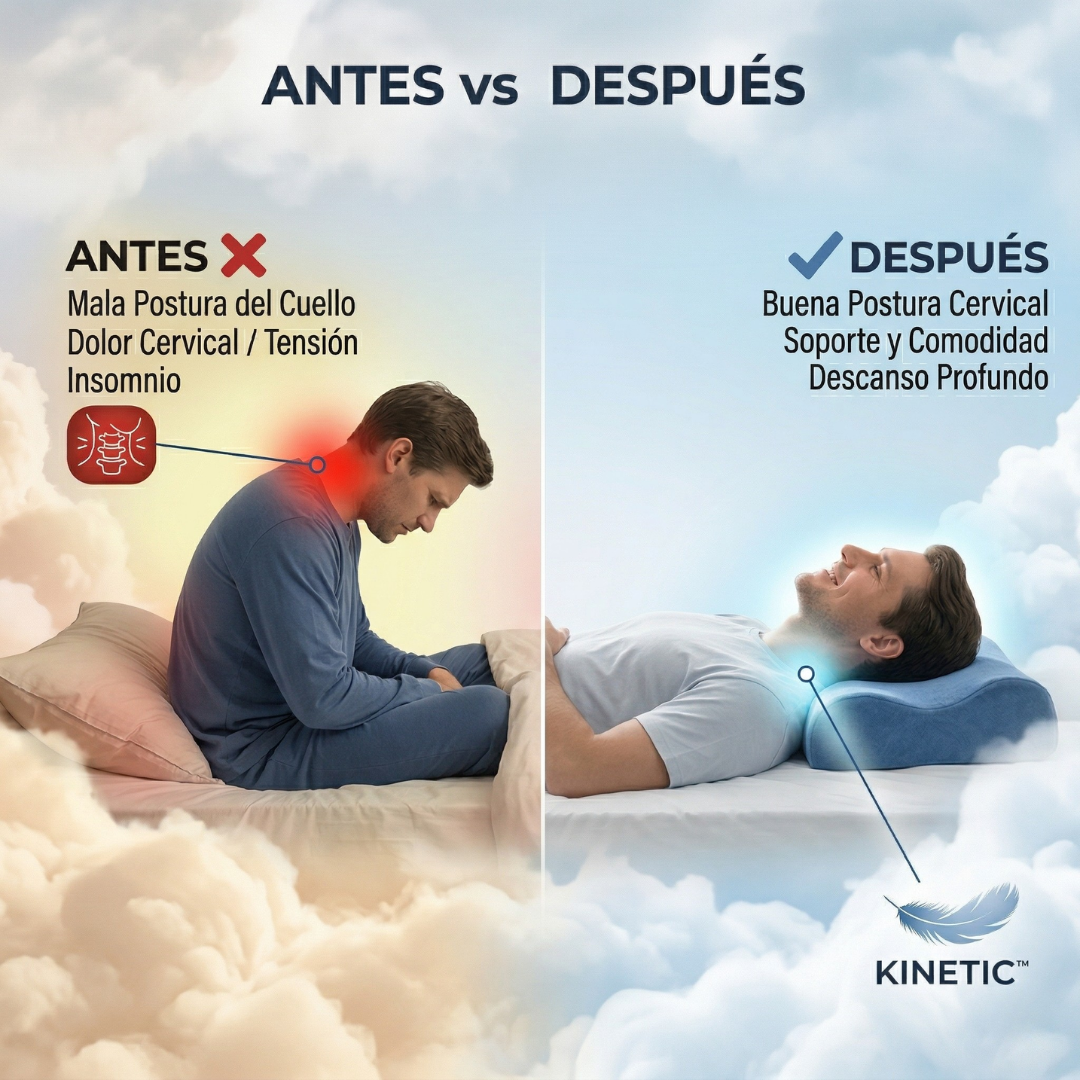 Almohada Kinetic™ | Alivio cervical