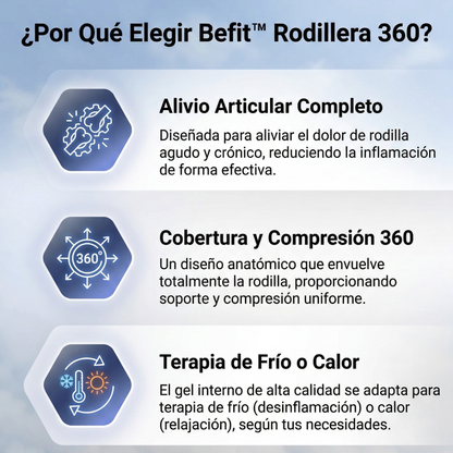 Rodillera Frío-Calor Befit™ | Alivio inmediato para articulaciones